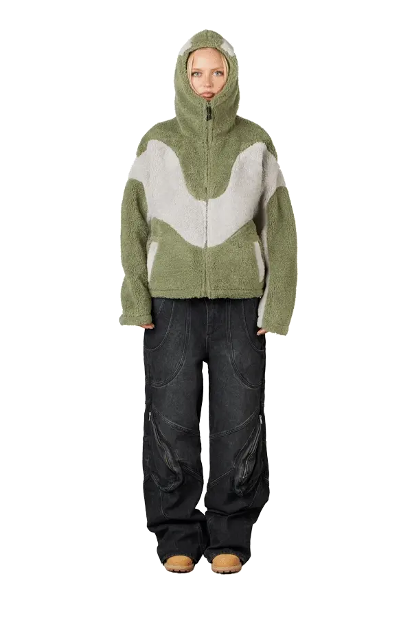Olive Fleece Jacket 2.0 - Image 7