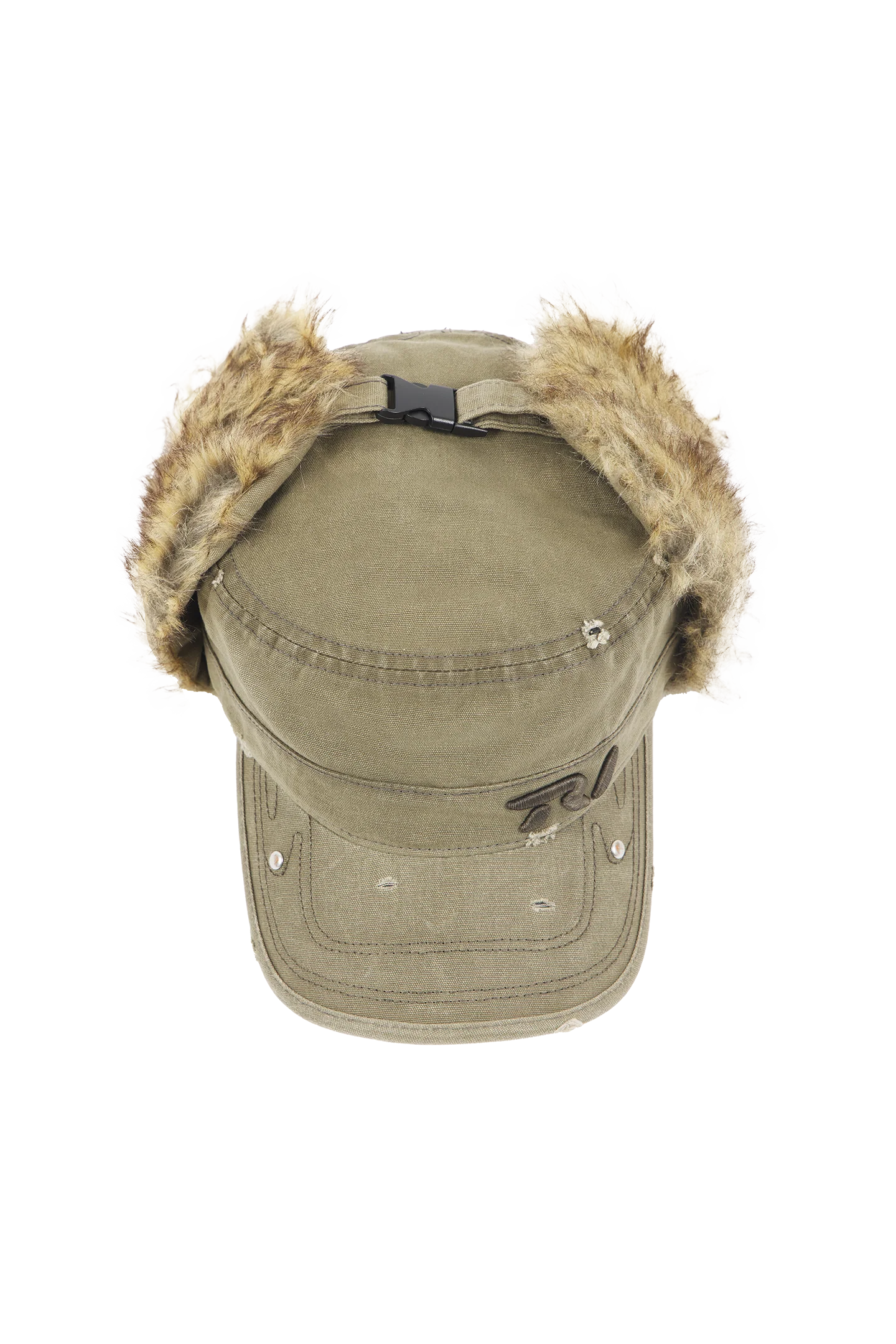 Olive Fur Cap (Archive) - Image 4