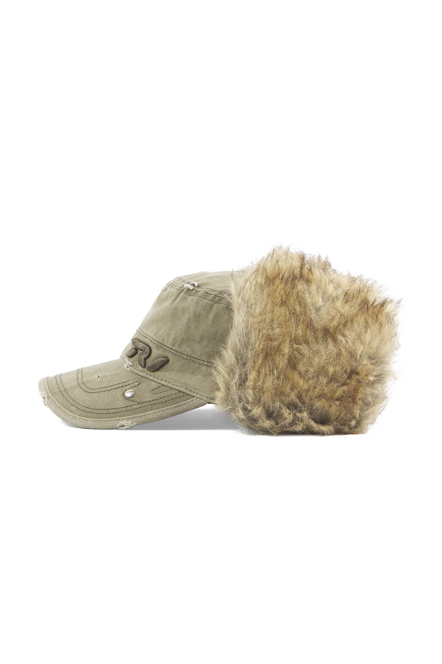 Olive Fur Cap (Archive) - Image 5