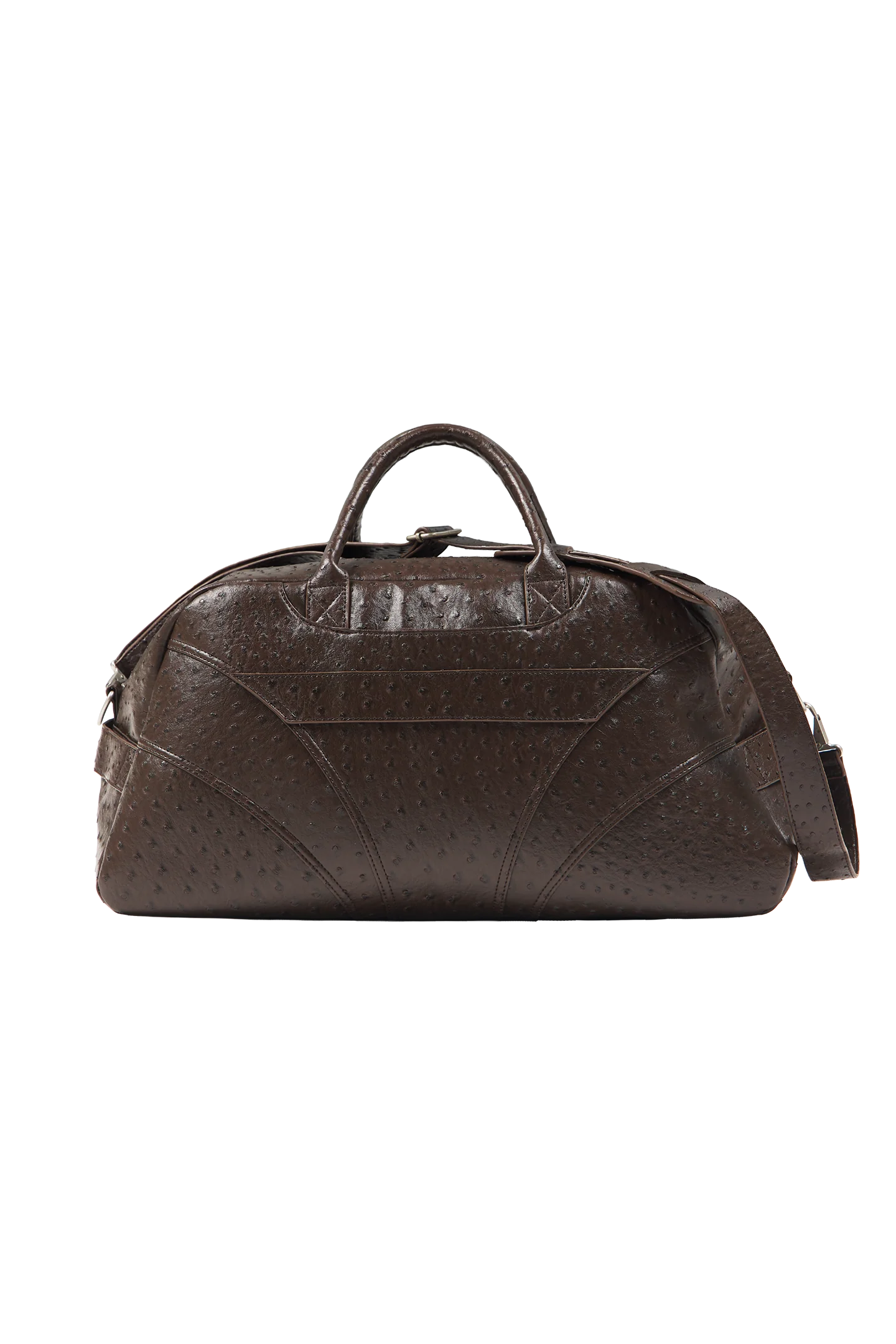 "Ostrich" Duffle Bag Brown - Image 2
