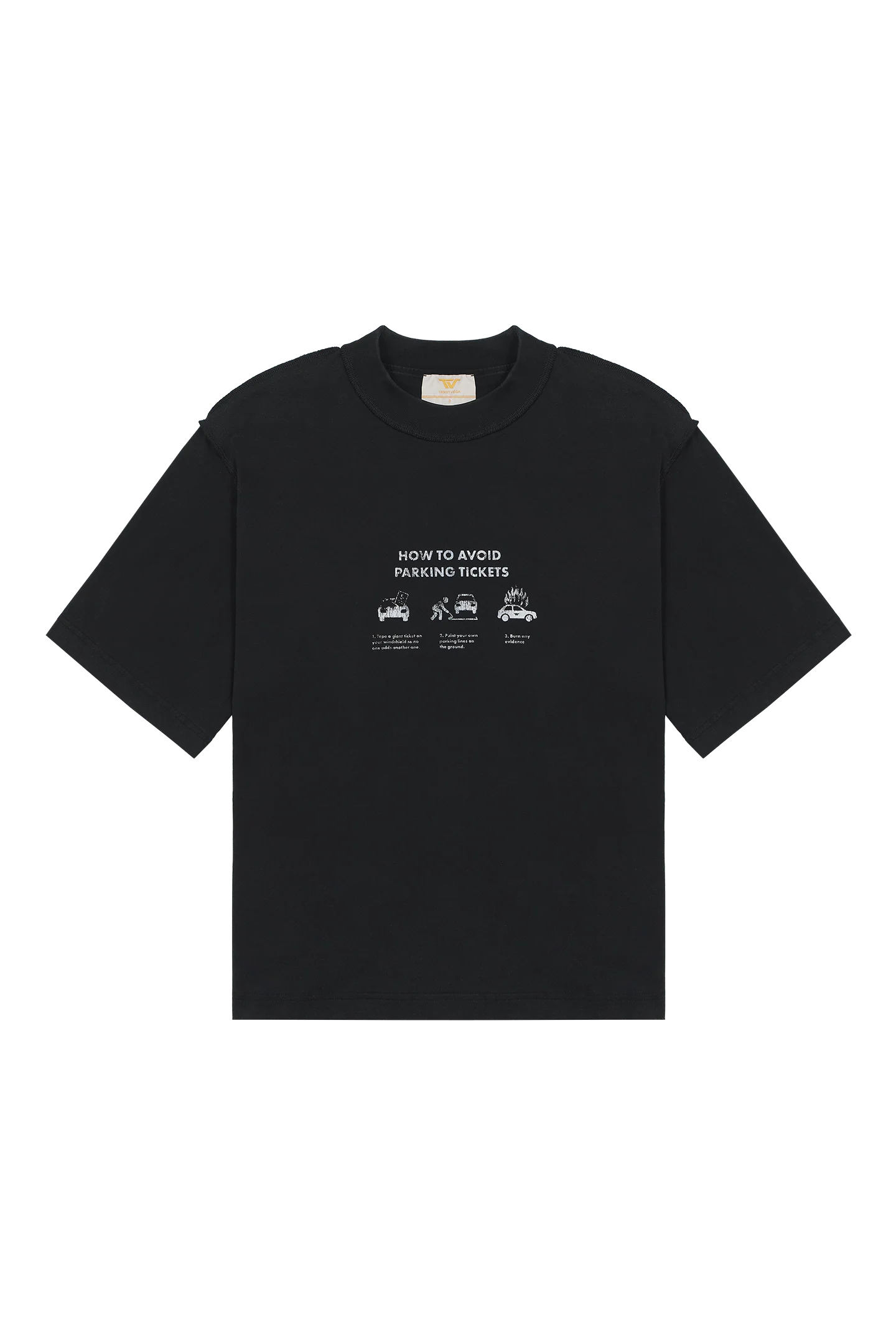 Parking Tee Black - Image 4