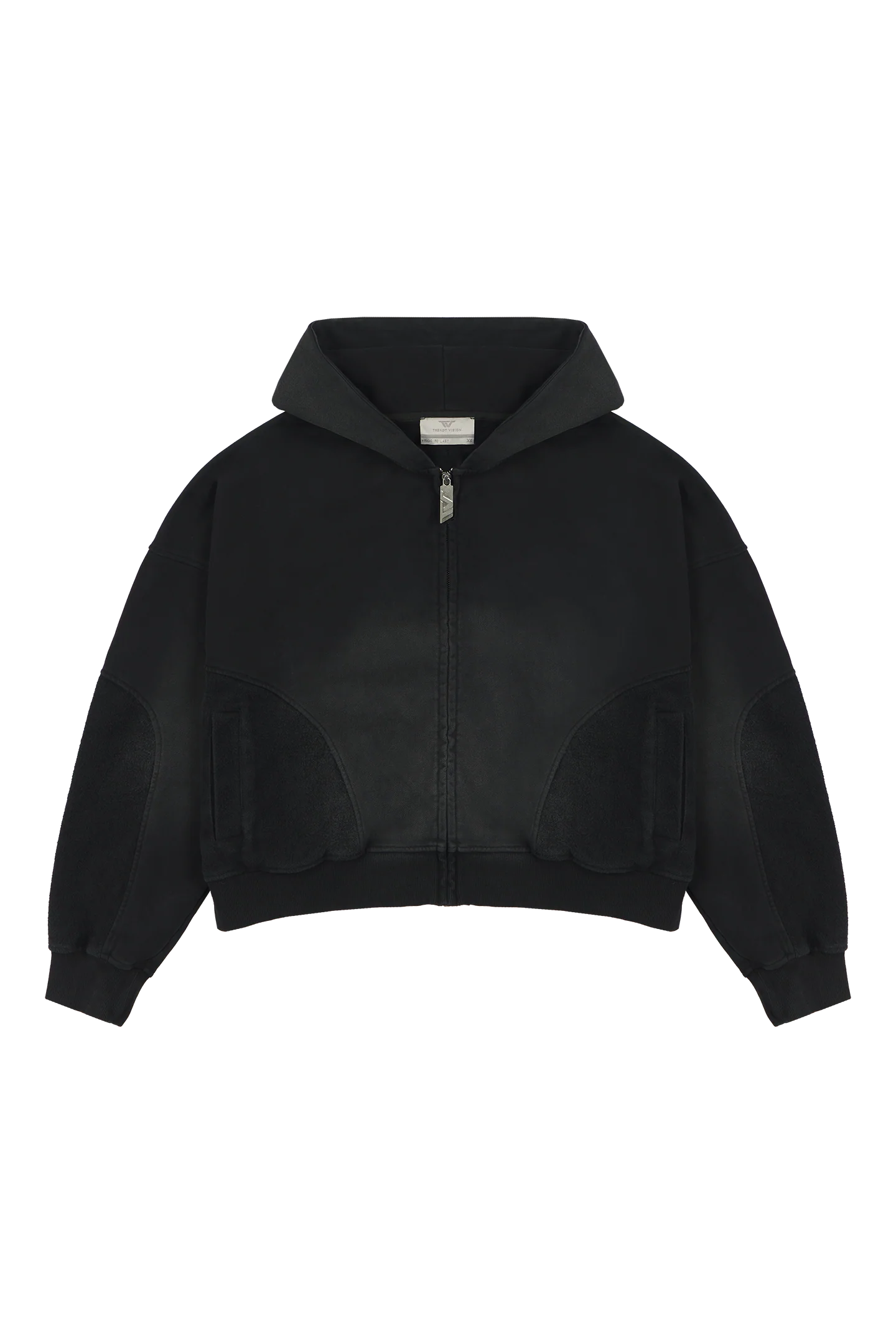 Black Zip Hoodie - Image 4
