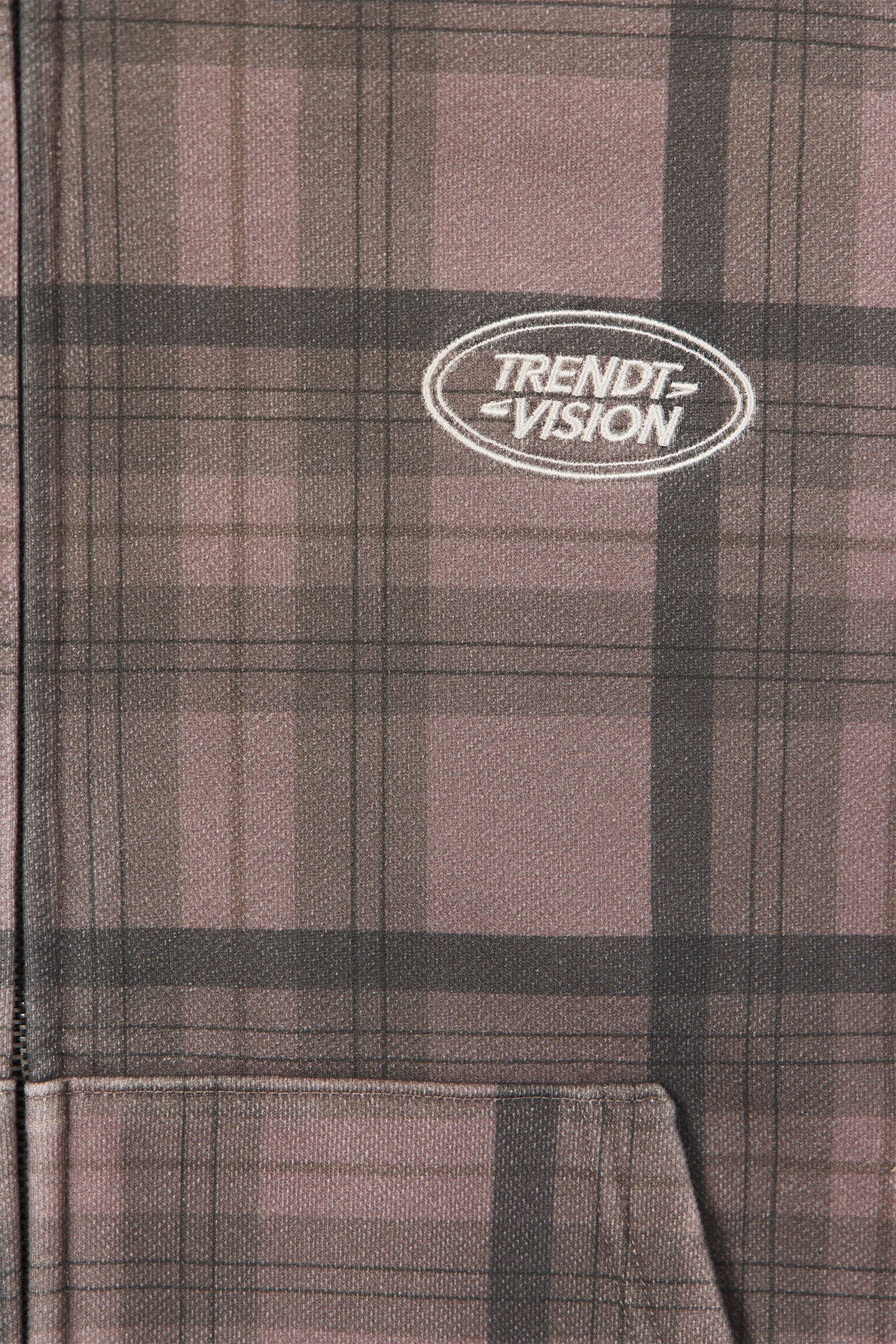 Plaid Zip Hoodie - Image 7