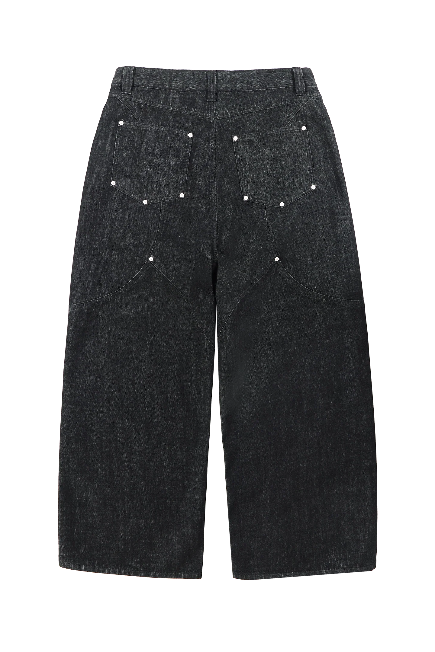 Raw Baggy Denim Jeans Black - Image 4