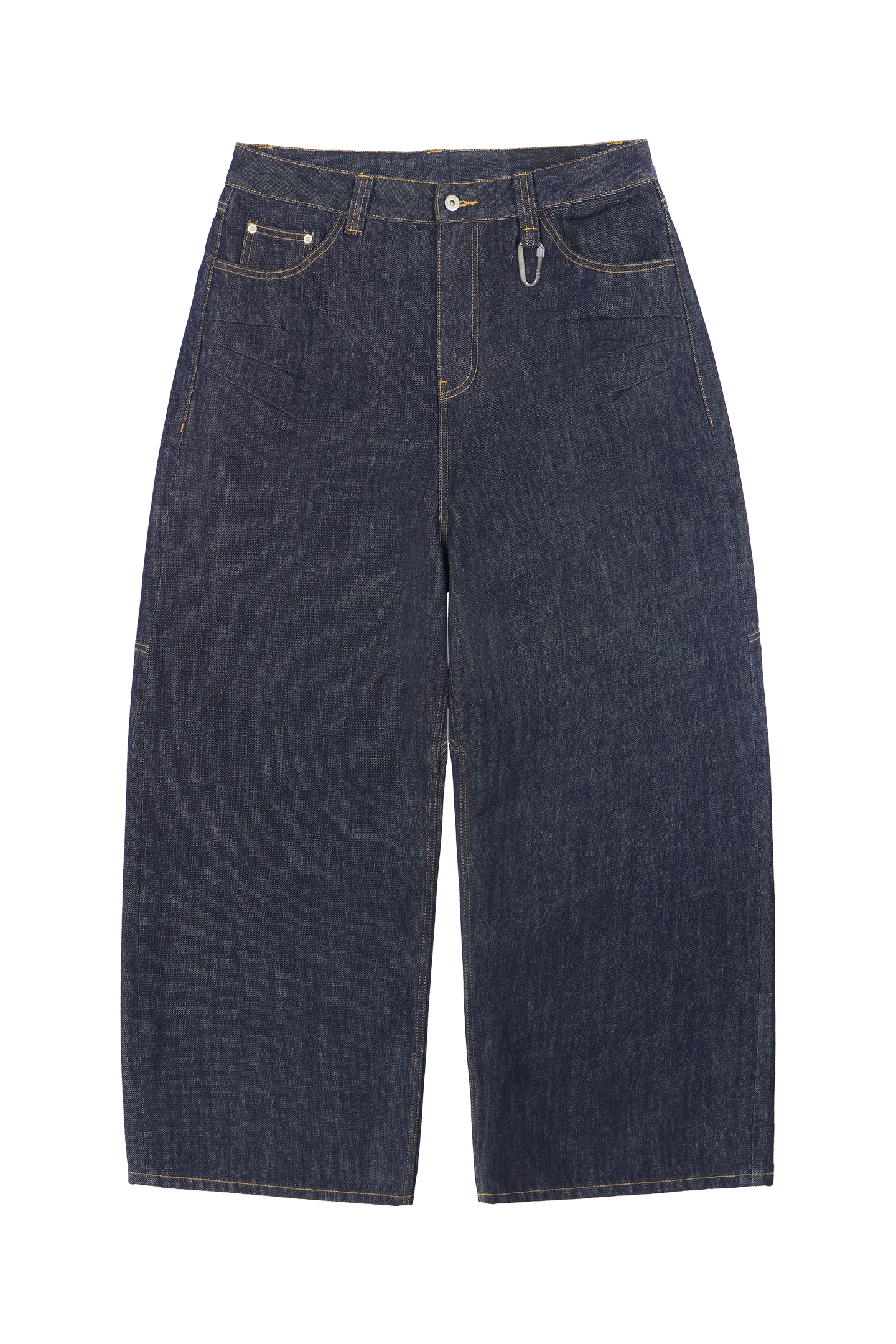 Raw Baggy Denim Jeans Blue - Image 3