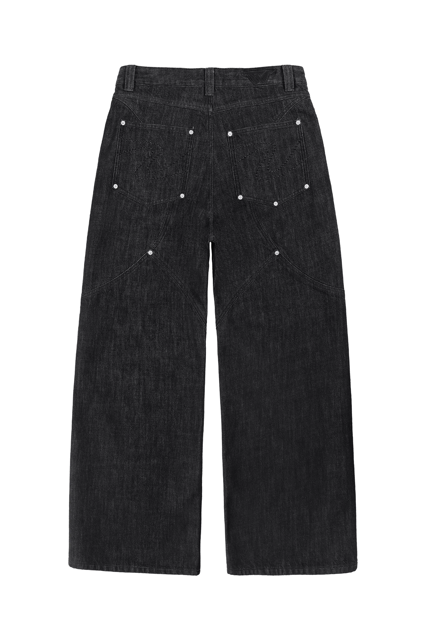 Raw Denim Jeans Black - Image 4