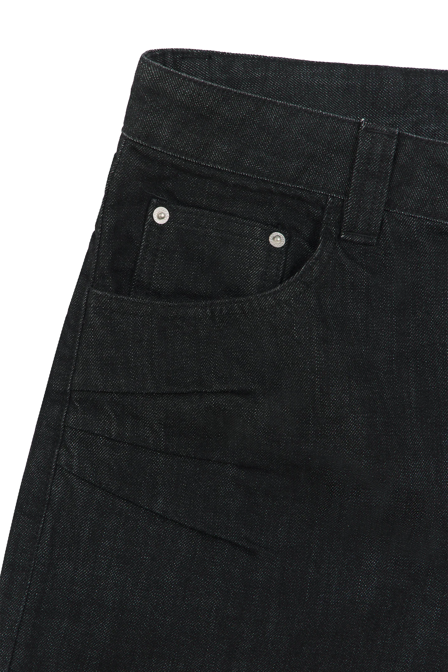 Raw Denim Jeans Black - Image 9