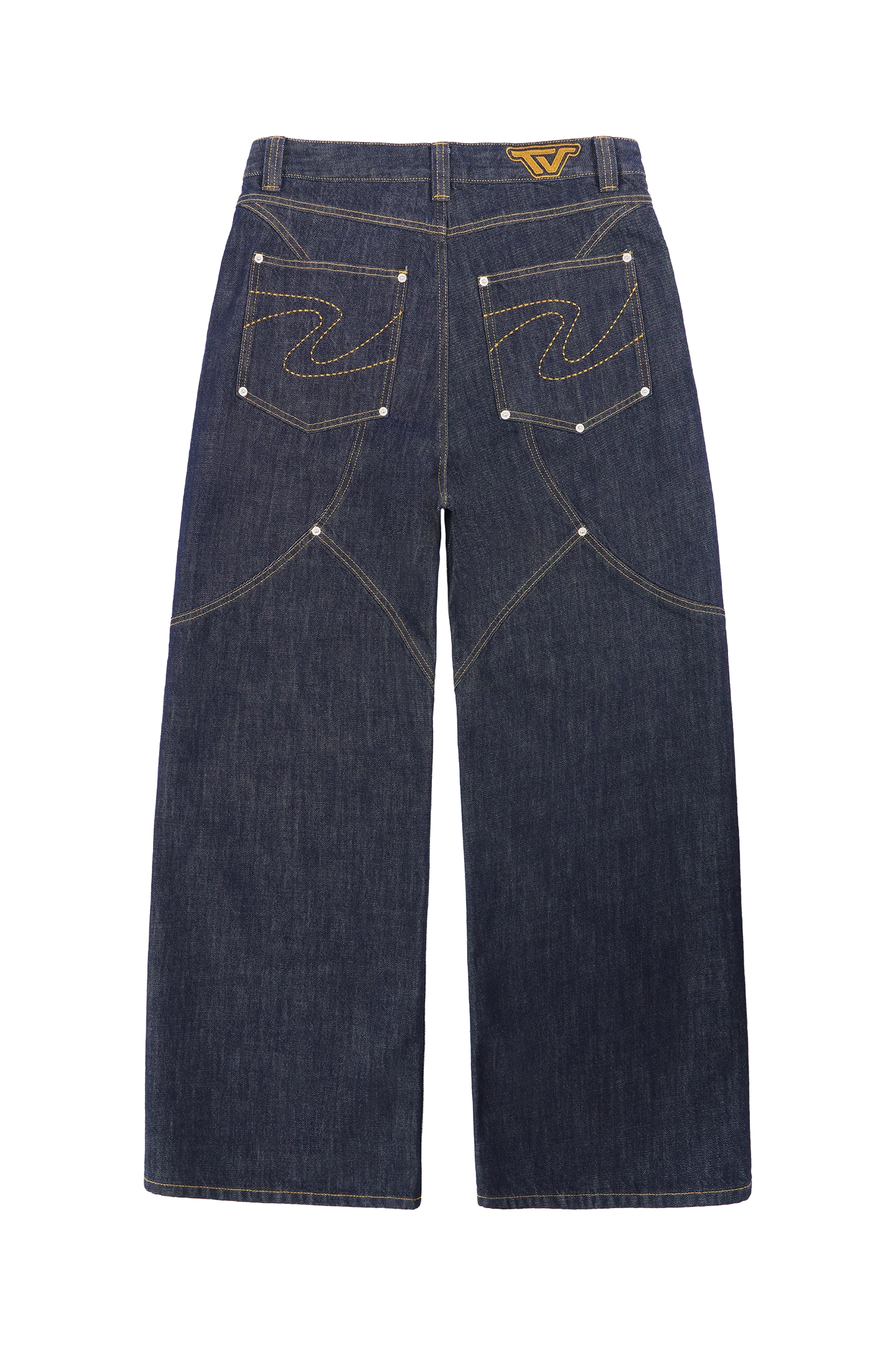Raw Denim Jeans Blue - Image 4