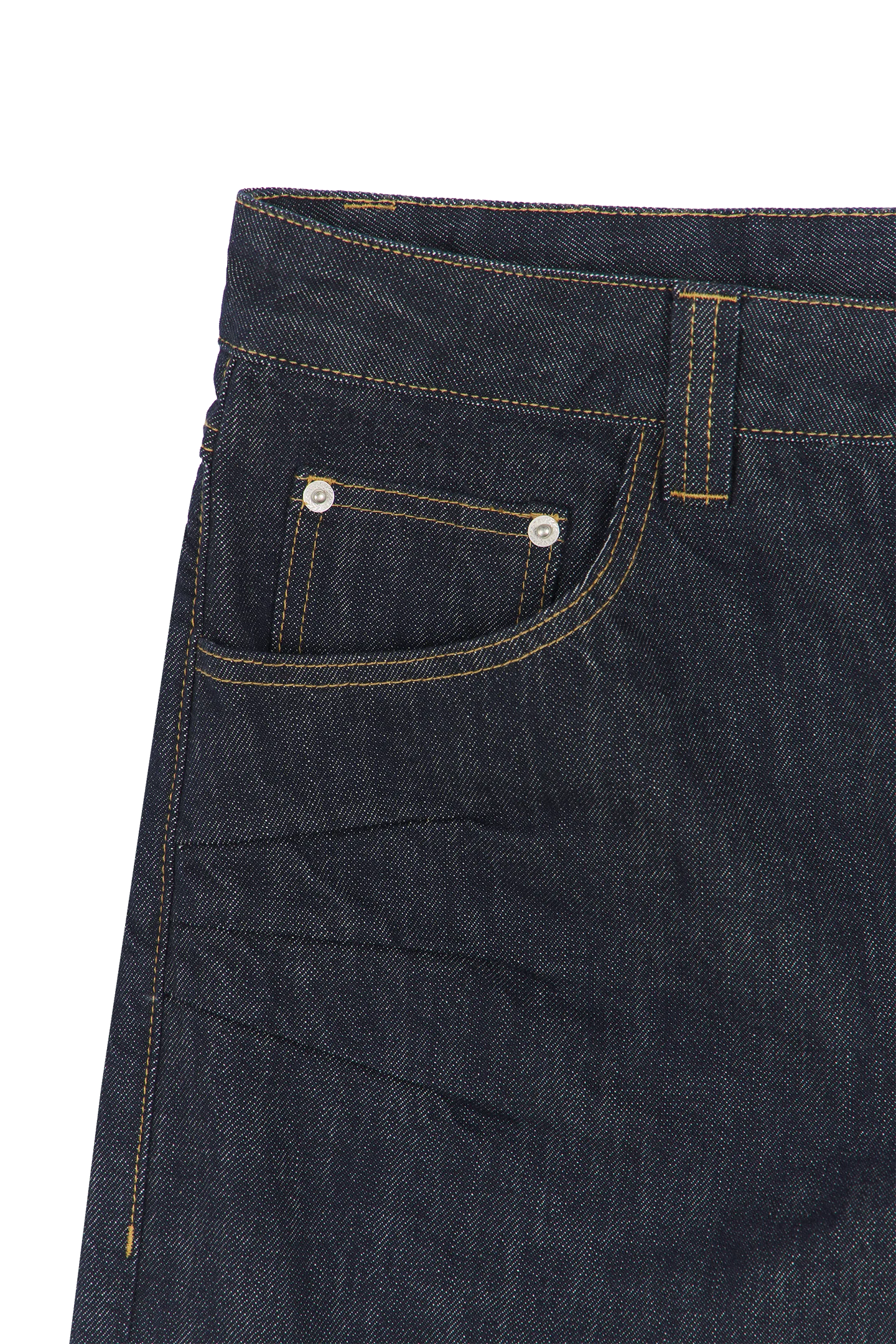 Raw Denim Jeans Blue - Image 8