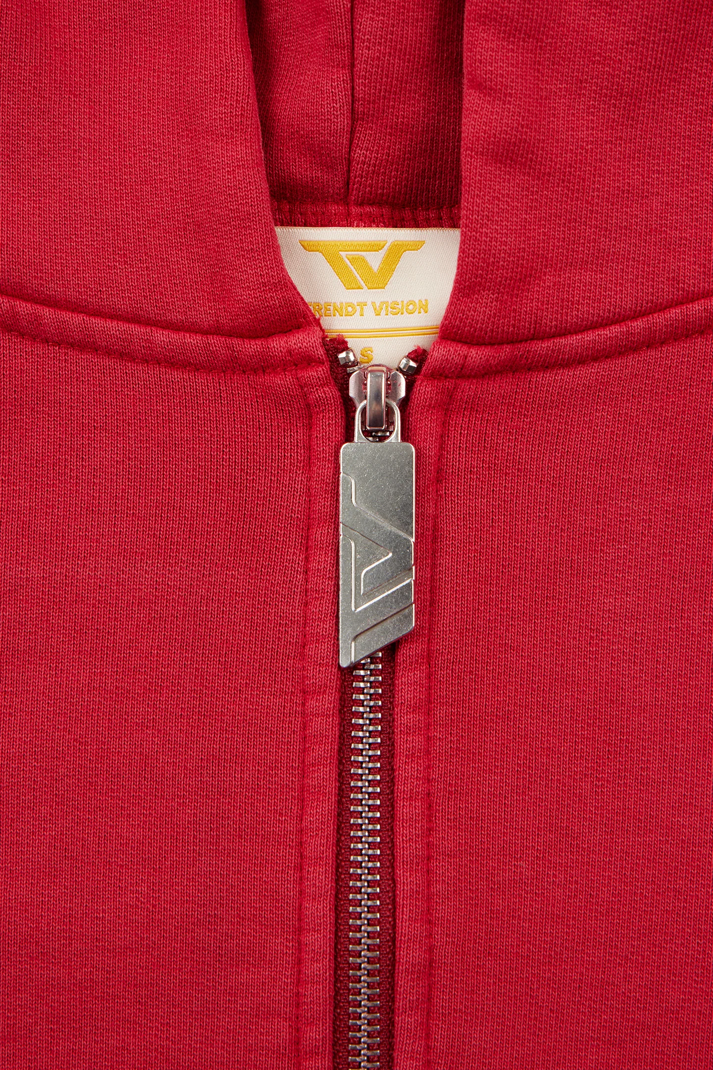 Red Logo Zip Hoodie - Image 4