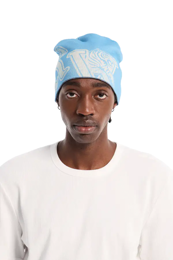 Reversible Beanie Blue - Image 3