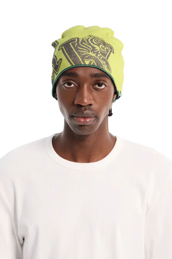 Reversible Beanie Green - Image 3