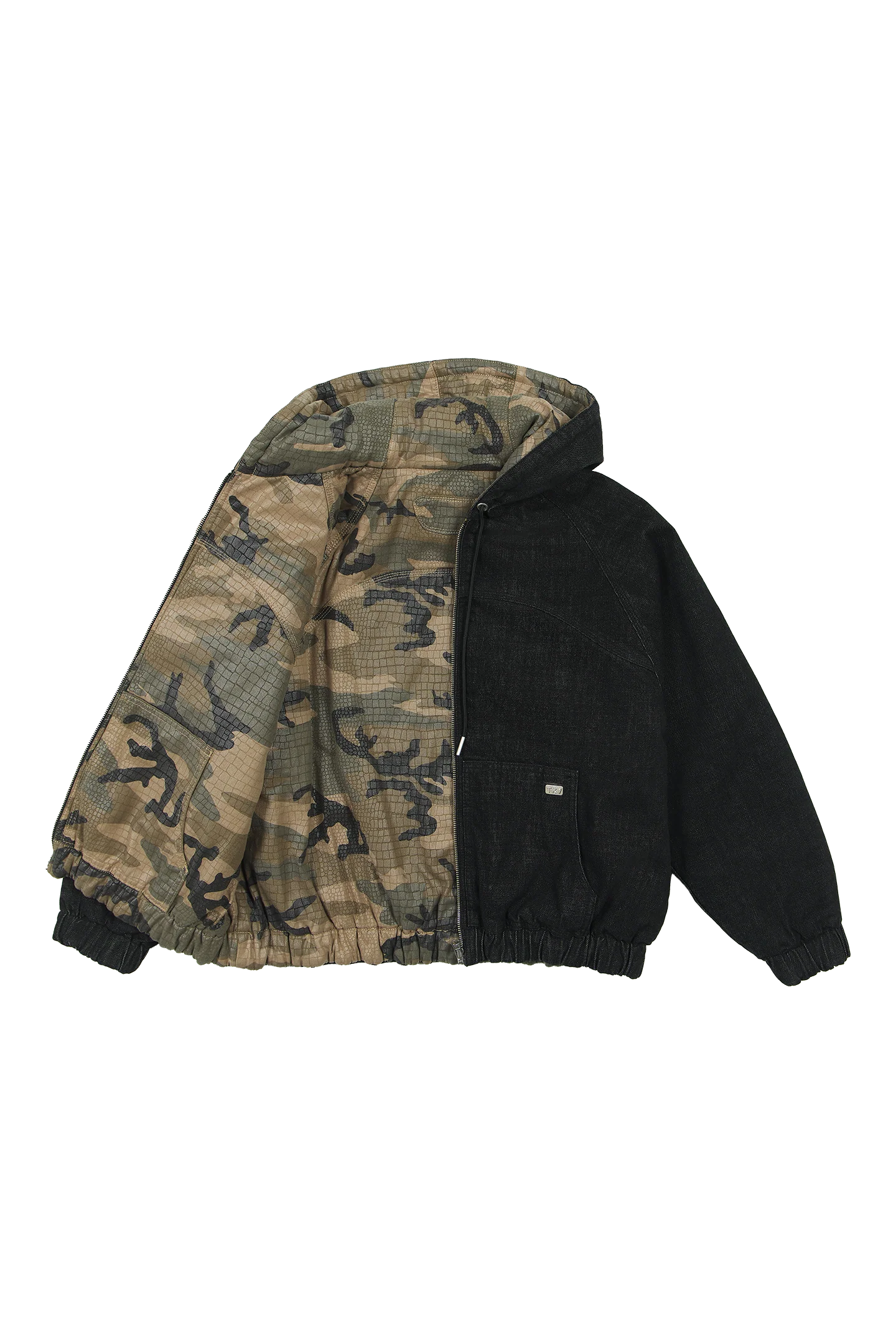 Reversible Raw Denim / Camo Jacket - Image 4