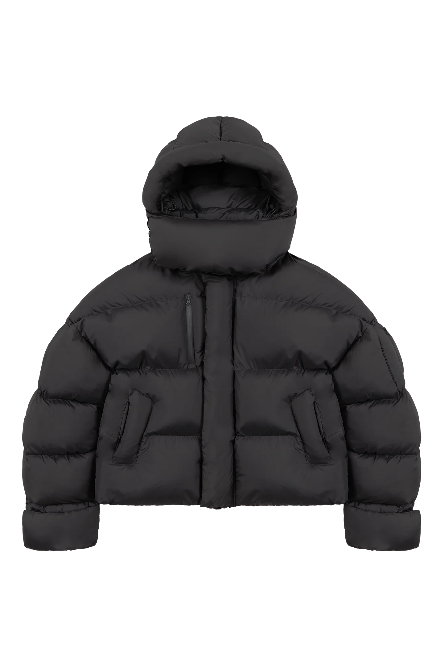Black Puffer Jacket - Image 4