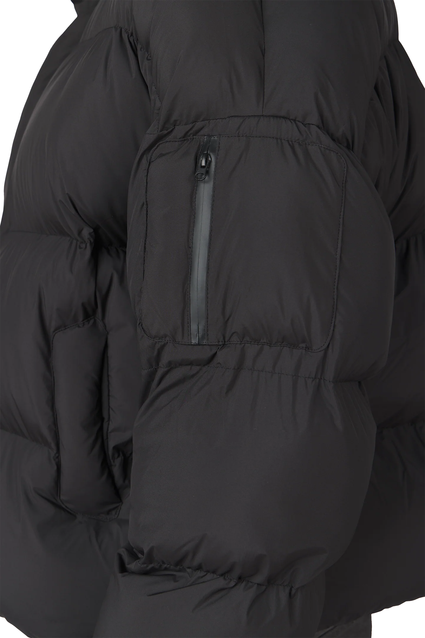 Black Puffer Jacket - Image 9