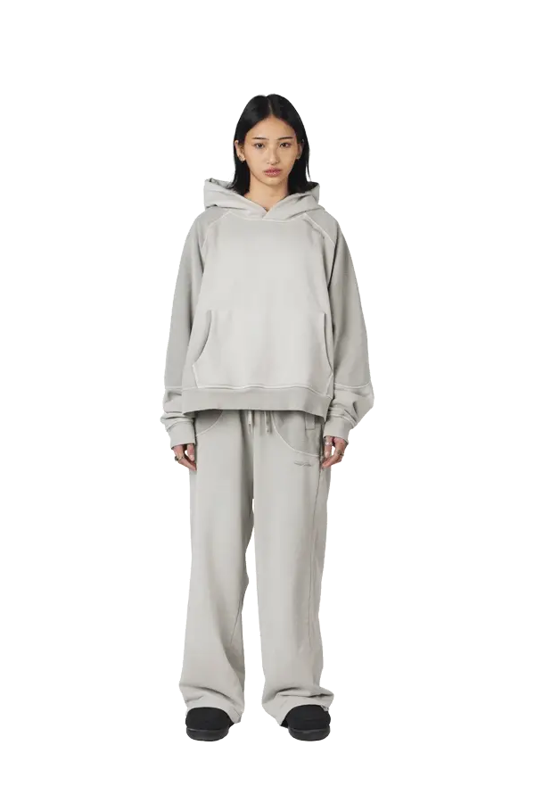 Stone Grey Hoodie - Image 2