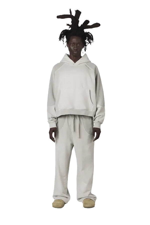 Stone Grey Hoodie - Image 3