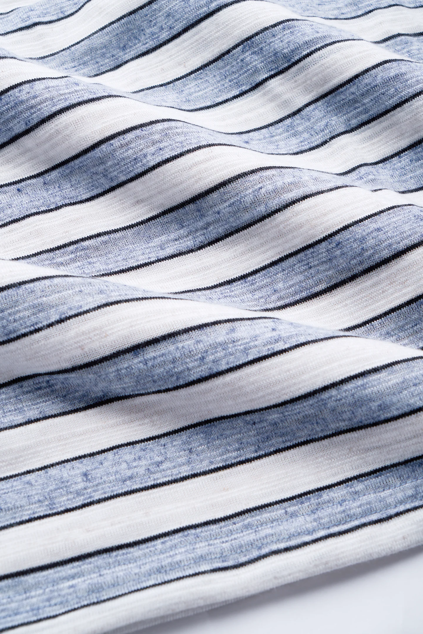 Striped Polo Longsleeve Blue - Image 10