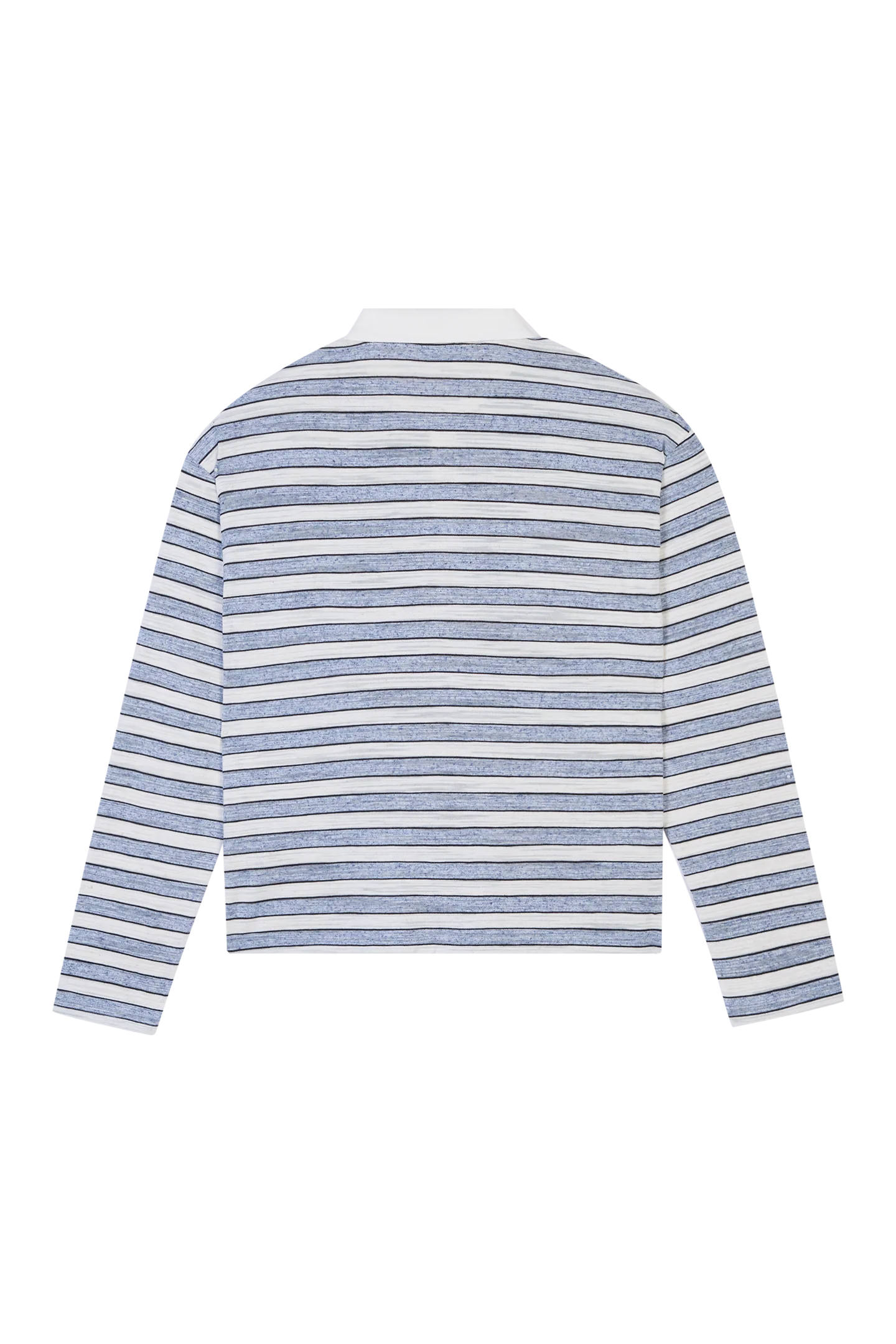 Striped Polo Longsleeve Blue - Image 5