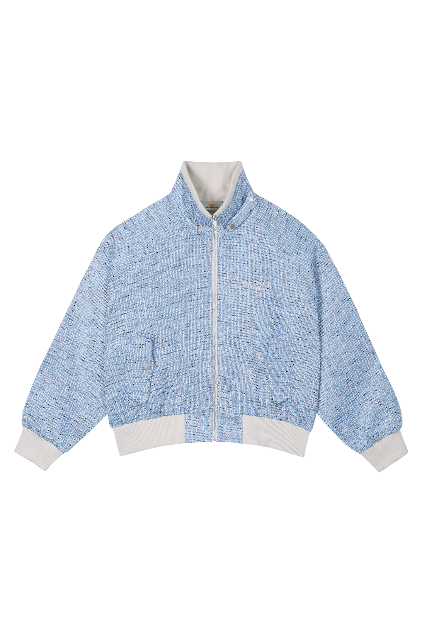Tweed Jacket Light Blue - Image 4