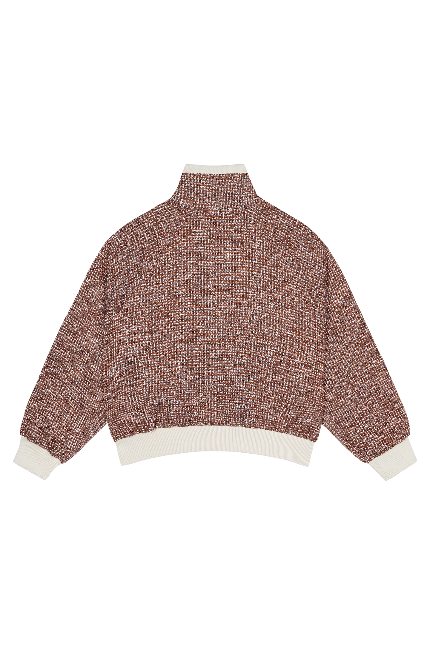 Tweed Jacket Rust Brown - Image 5