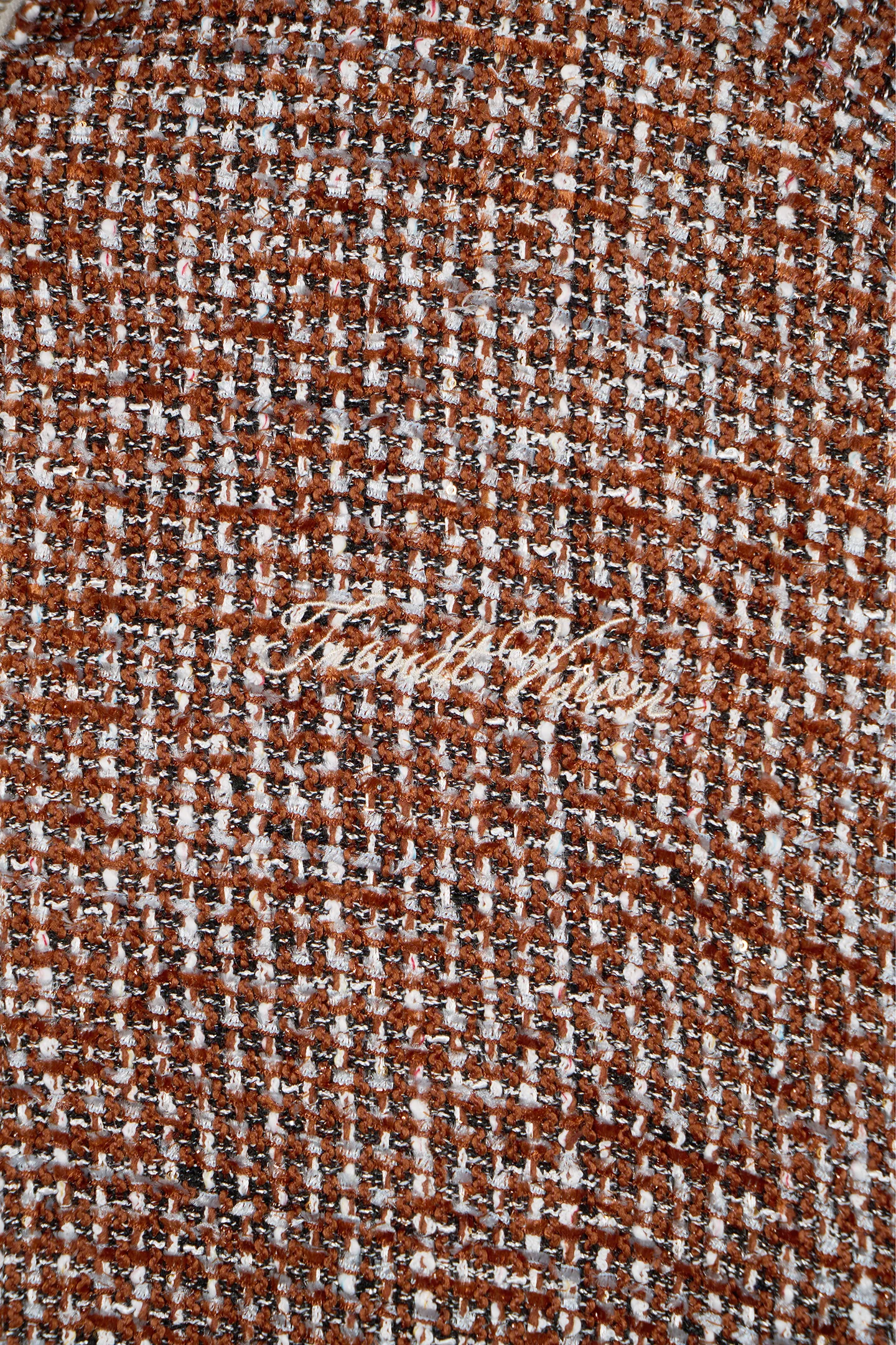 Tweed Jacket Rust Brown - Image 8