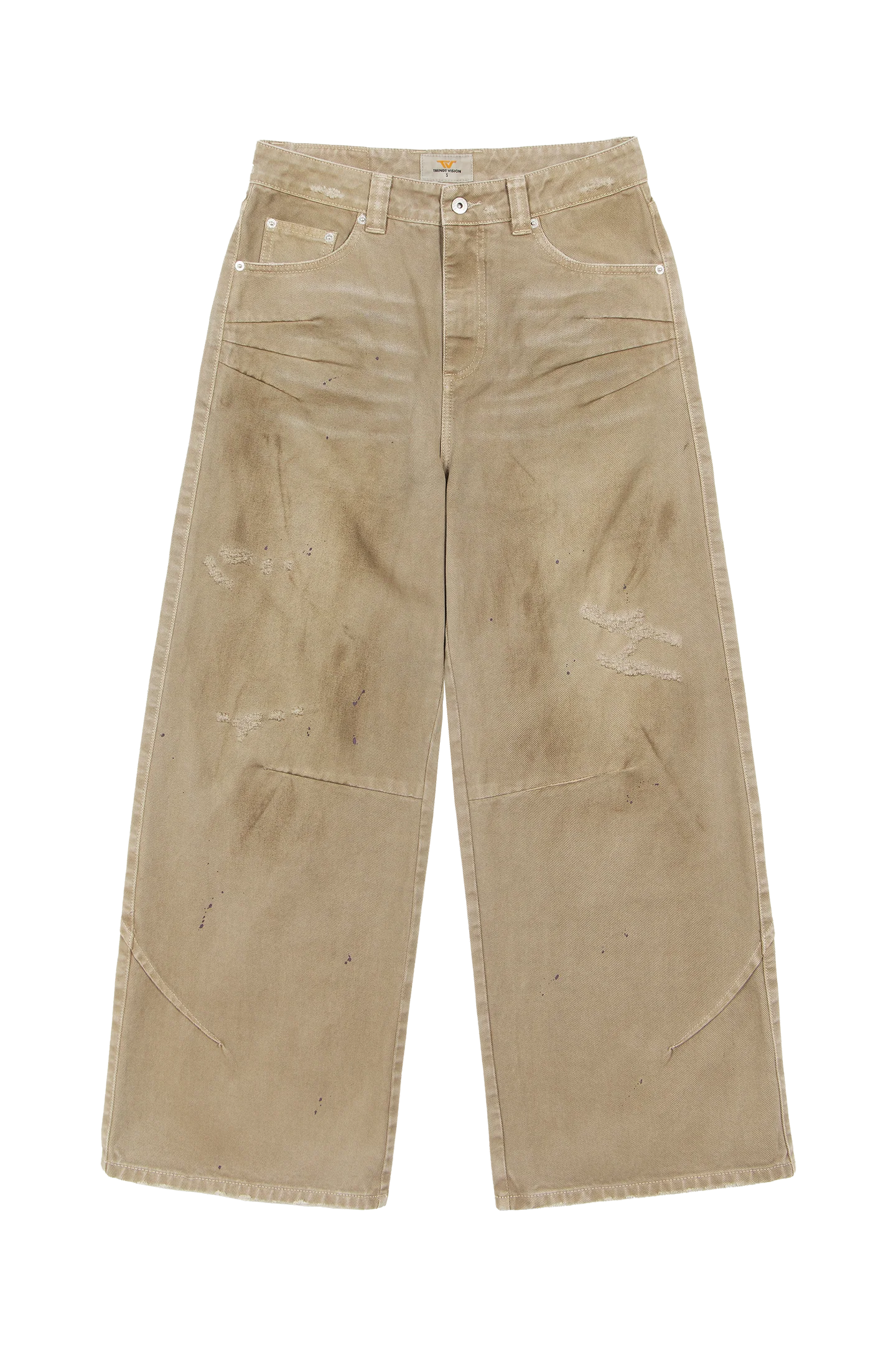 Twill Pants Beige - Image 4