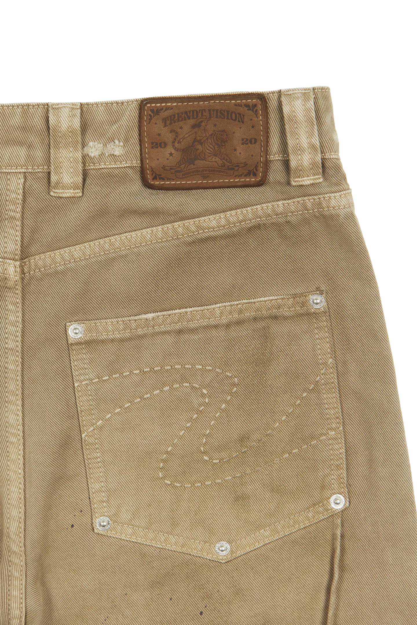 Twill Pants Beige - Image 8