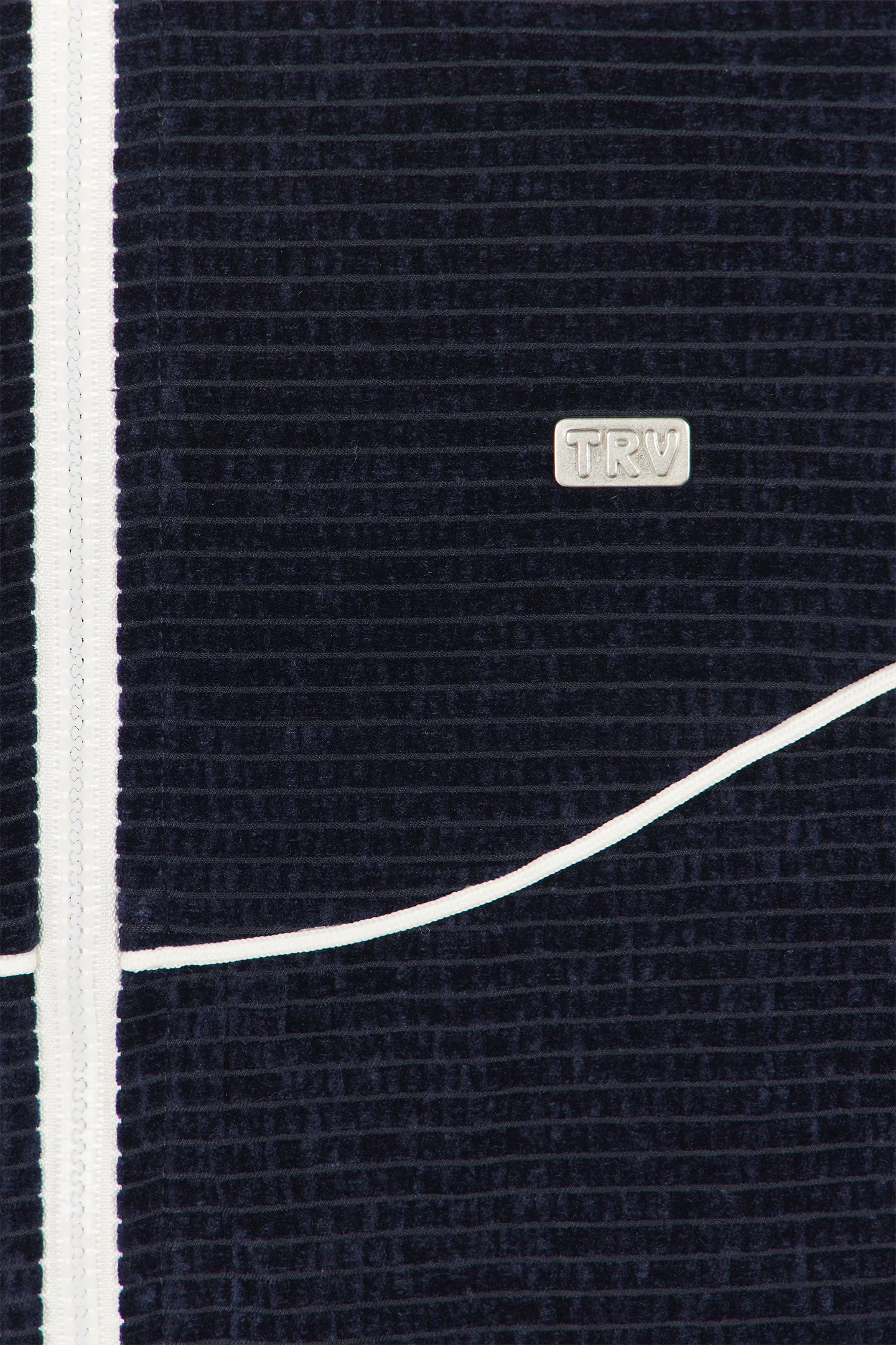 Velour Track Jacket Blue - Image 6