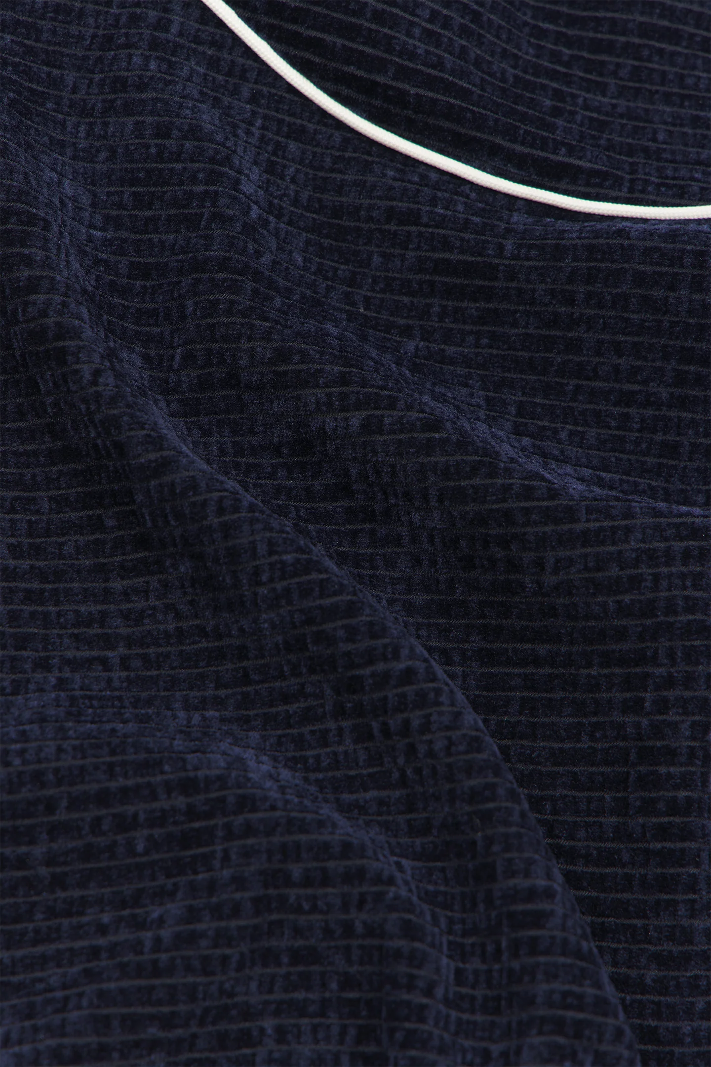 Velour Track Jacket Blue - Image 8