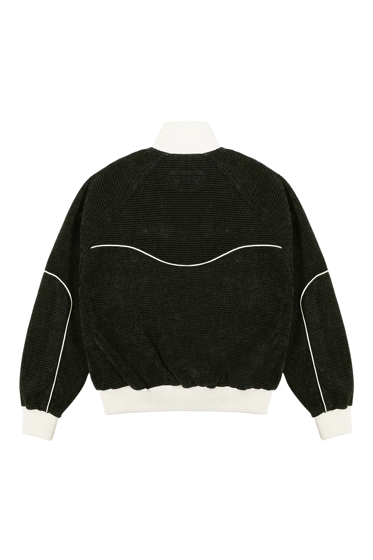 Velour Track Jacket Green - Image 4