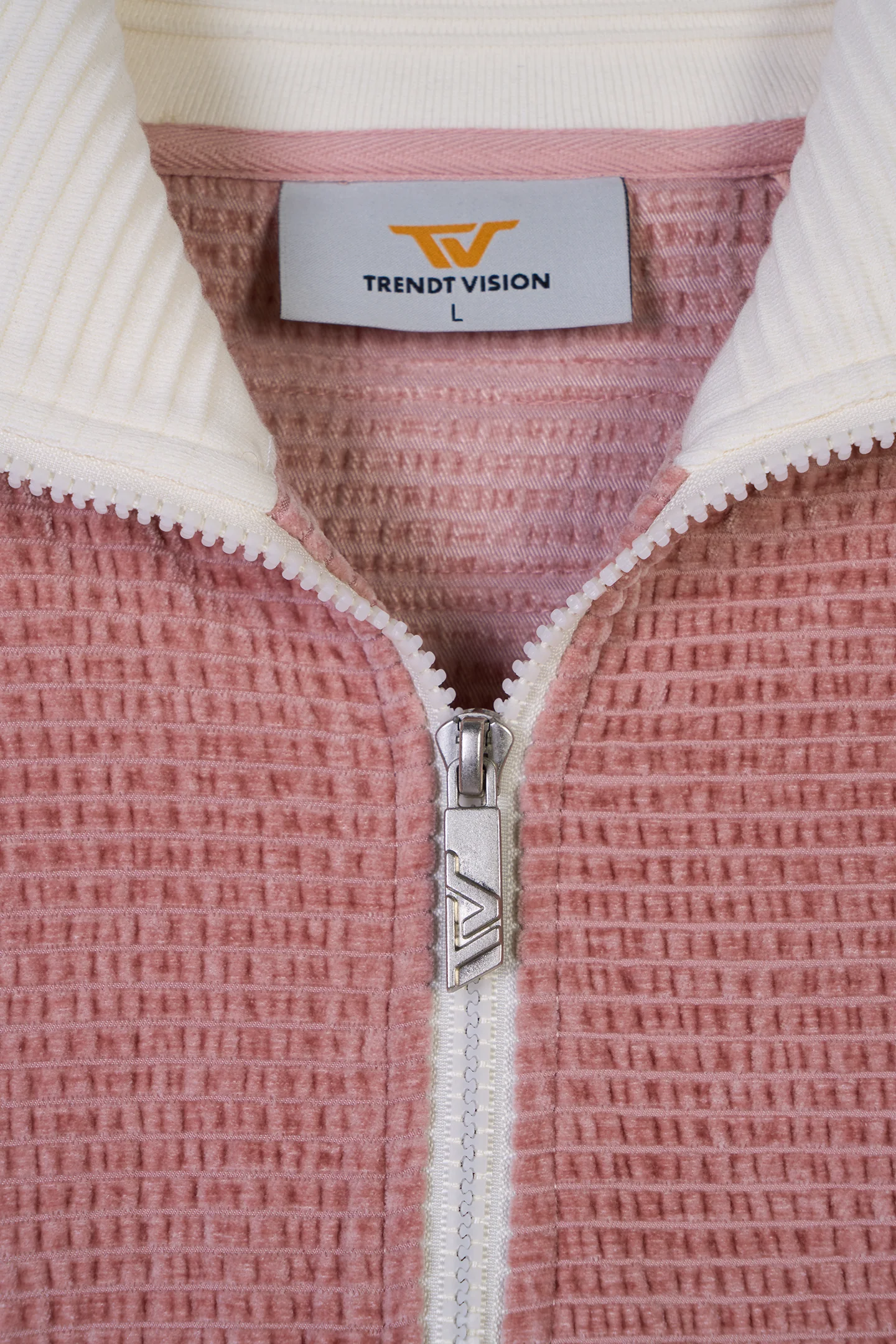Velour Track Jacket Pink - Image 6