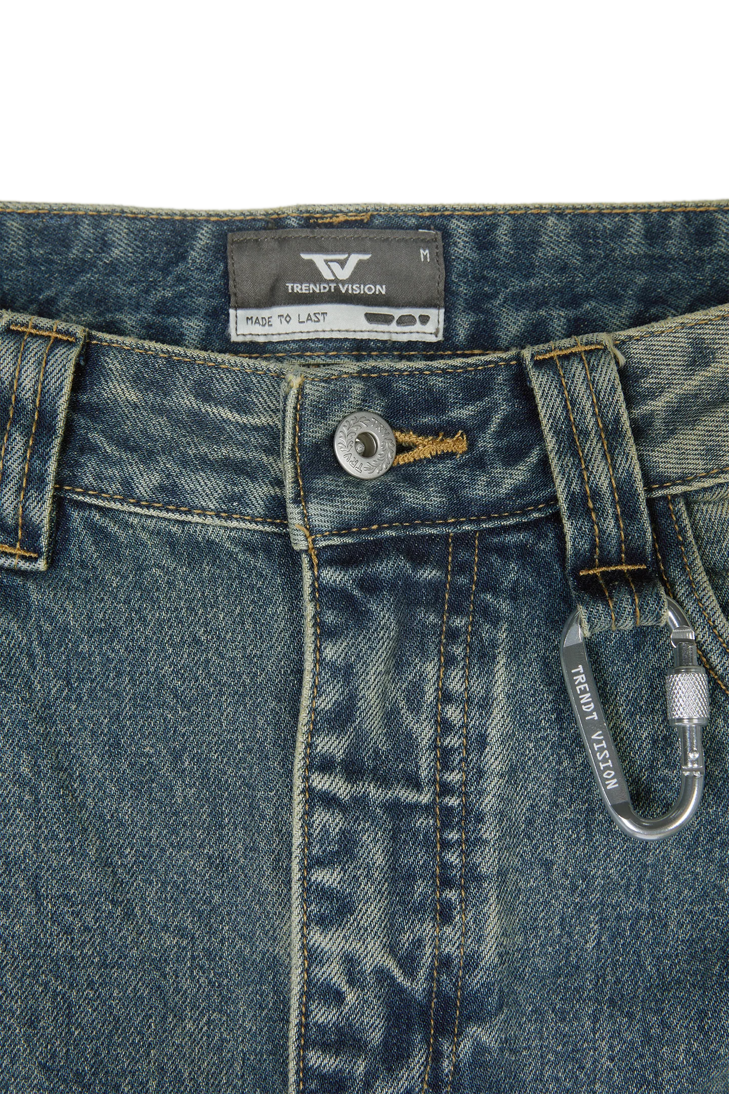 Washed Denim Yellow Blue - Image 6