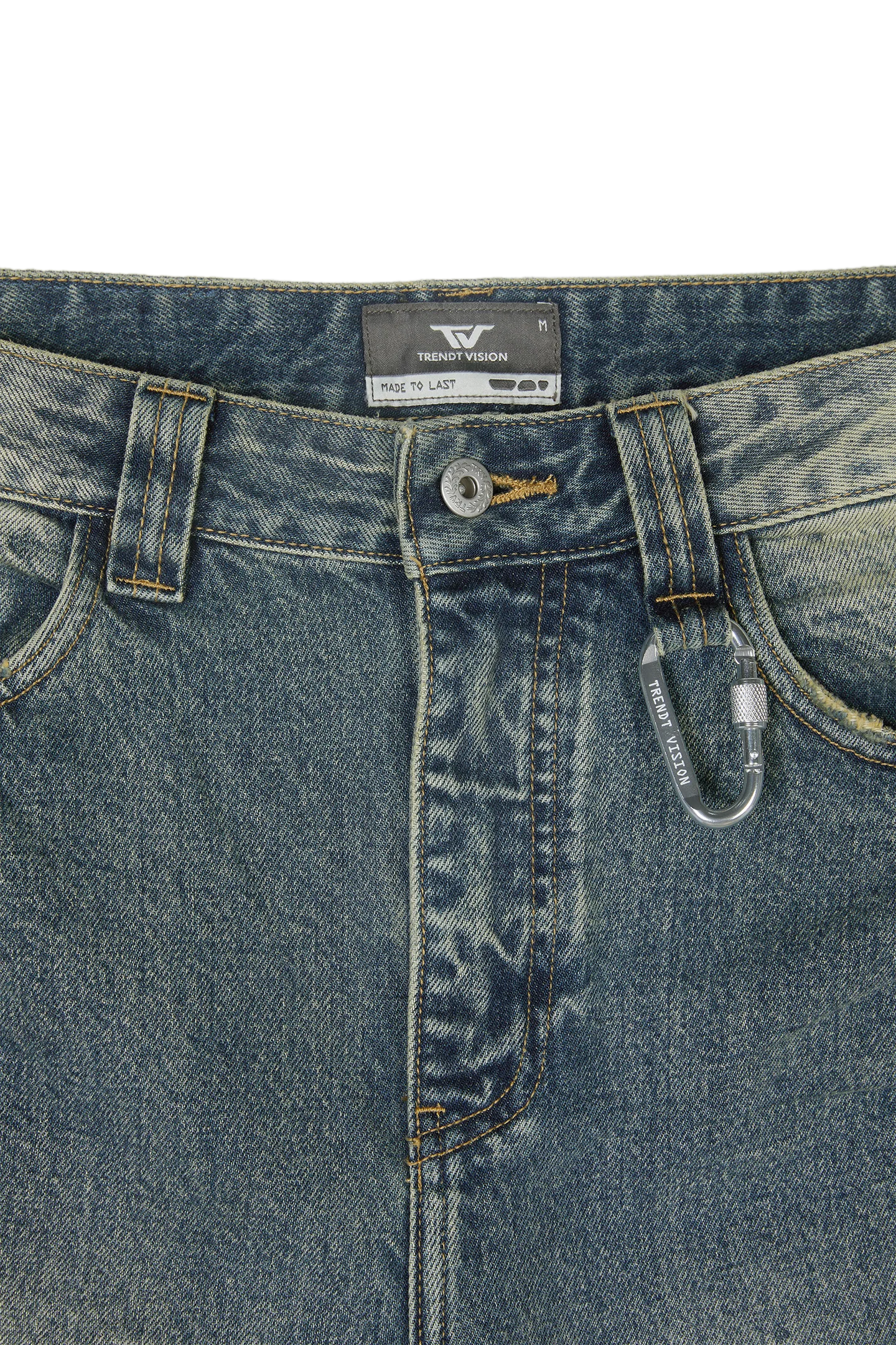 Washed Denim Yellow Blue - Image 8