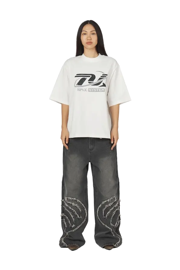 White "Supply" T-Shirt - Image 3