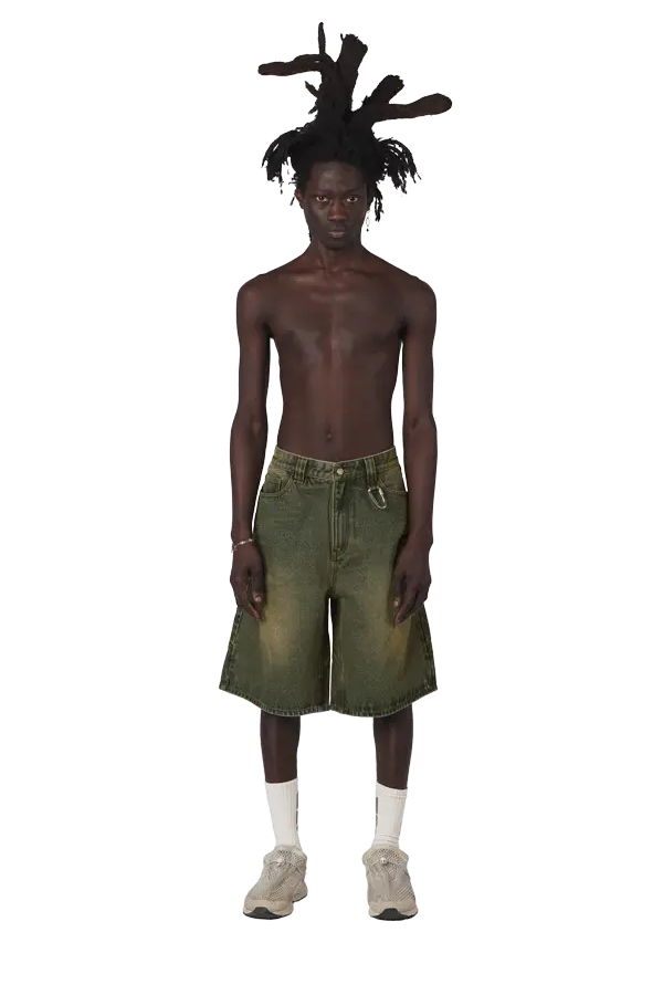 Yellow/Green Jorts - Image 2
